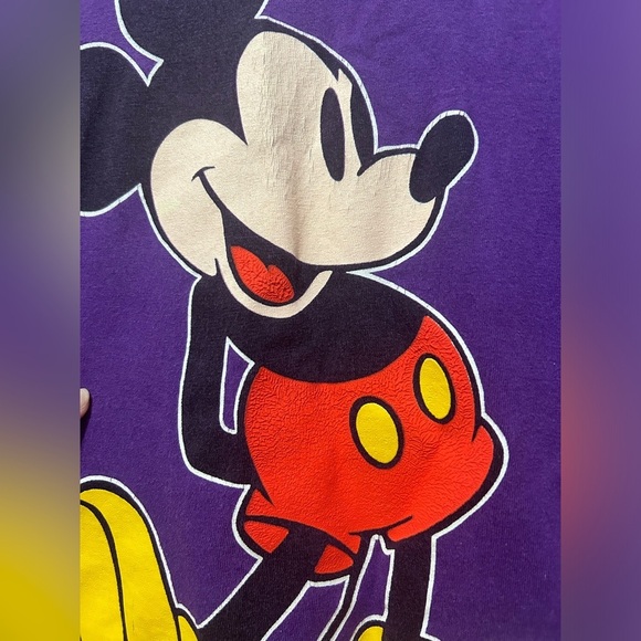 Vintage 90s The Walt Disney’s Company By Sherry Mtg Micky Mouse Unisex T-Shirt - Picture 4 of 10